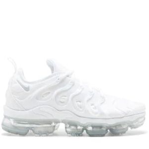 Air vapormax plus triple white sneakers